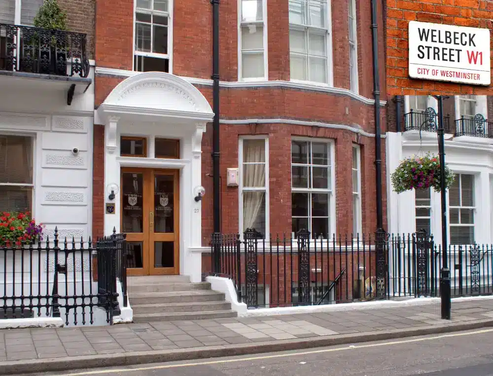 photo of the welbeck street clinic in central london
